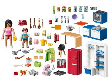 Playmobil dollhouse 70206 cuisine familiale