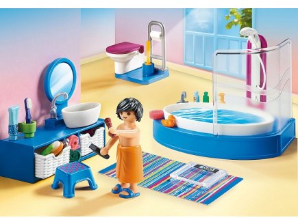 PLAYMOBIL DOLLHOUSE 70211 SALLE DE BAIN AVEC BAIGNOIRE