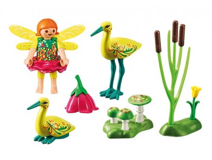 Playmobil fairies 9138 fee avec cigognes