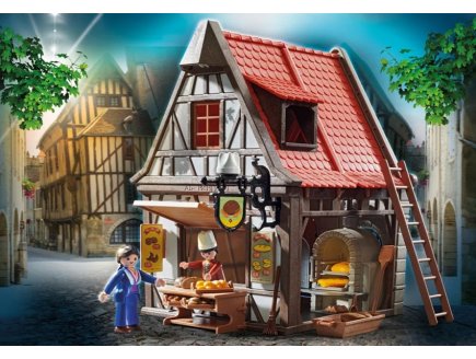 Playmobil History M�di�val 70954 Boulangerie du Moyen-Age