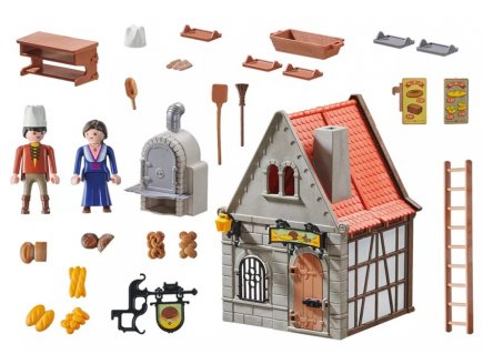 Playmobil History M�di�val 70954 Boulangerie du Moyen-Age