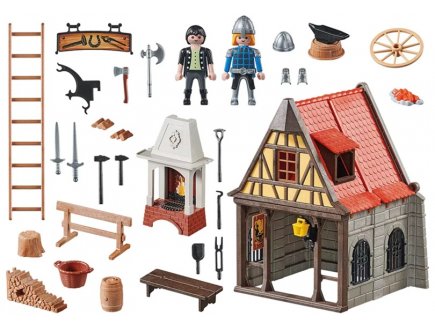 Playmobil History M�di�val 70956 Magasin du forgeron
