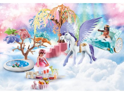 PLAYMOBIL MAGIC 71246 CALECHE ET CHEVAL AILE
