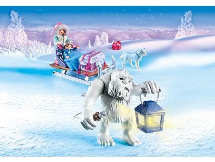 PLAYMOBIL MAGIC 9473 YETI AVEC TRAINEAU