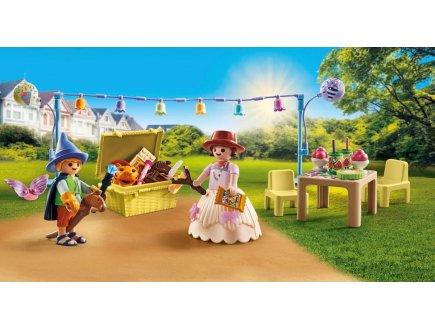 PLAYMOBIL MY LIFE 71451 SET CADEAU : ENFANTS AVEC DECORATIONS DE FETE