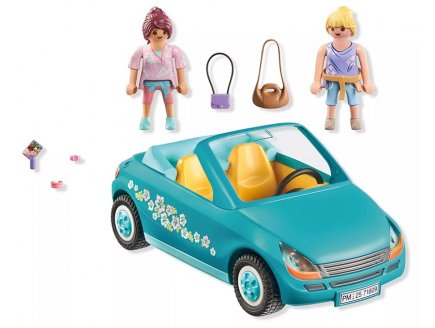 Playmobil My Life 71809 Cabriolet et jeunes filles avec perche � selfie