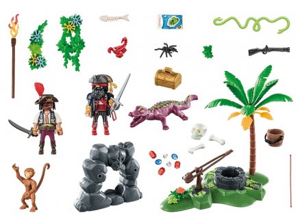 Playmobil pirates 70414 repaire du tresor des pirates
