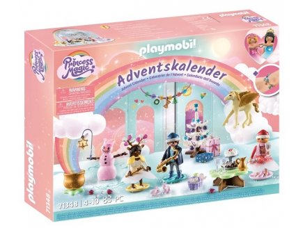 PLAYMOBIL PRINCESS MAGIC 71348 CALENDRIER DE L'AVENT ARC EN CIEL - NOEL 2023