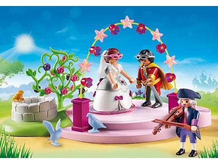 PLAYMOBIL PRINCESSE 6853 COUPLE PRINCIER MASQUE