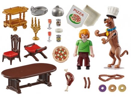 Playmobil scooby-doo 70363 salle de diner avec sammy
