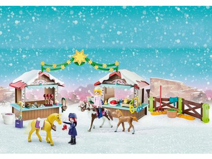 PLAYMOBIL SPIRIT RIDING FREE 70395 MARCHE DE NOEL A MIRADERO