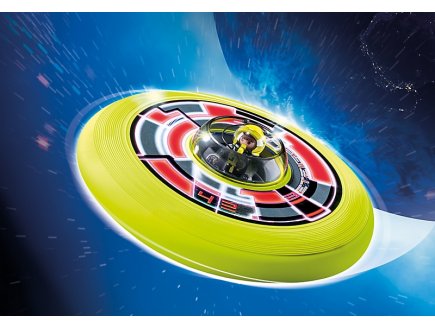 PLAYMOBIL SPORTS & ACTION 6183 SPATIONAUTE AVEC SOUCOUPE VOLANTE