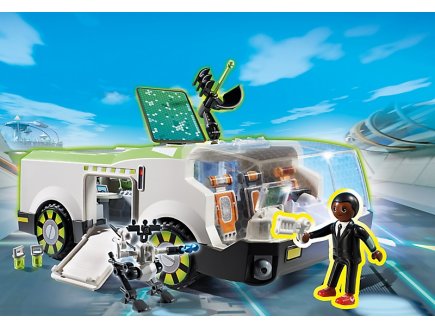 PLAYMOBIL SUPER 4 6692 TECHNO CAMELEON AVEC GENE