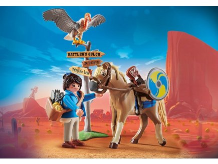 PLAYMOBIL THE MOVIE 70072 MARLA AVEC CHEVAL