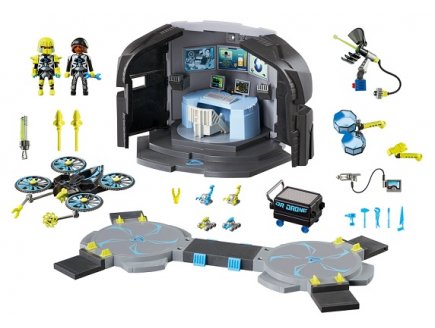 Playmobil top agents 9250 centre de commandement du dr. drone