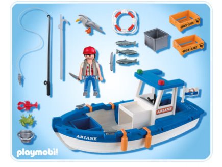 Playmobil Vacances 5131 Bateau de pêche
