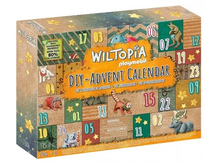 PLAYMOBIL WILTOPIA 71006 CALENDRIER DE L'AVENT : TOUR DU MONDE DES ANIMAUX DIY - NOEL 2022