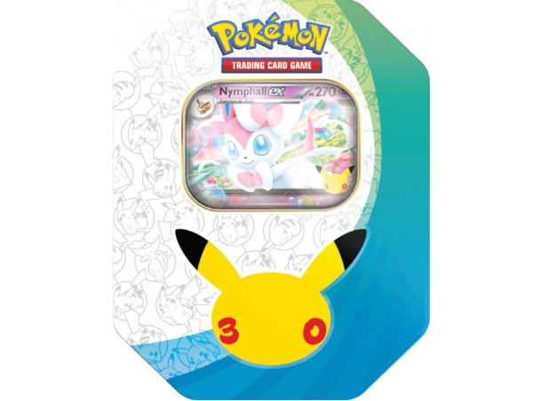 Pokebox 30e Anniversaire - Nymphali EX 270 - Carte � collectionner Pokemon Fran�aise - Boite m�tal