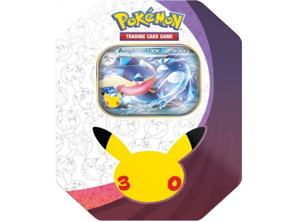 Pokebox 30eme Anniversaire - Amphinobi EX 300 - Carte à collectionner Pokemon Française - Boite métal