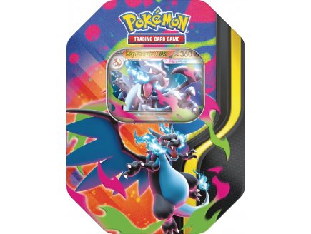Pokebox M�ga Dracaufeu X EX 360 PV - Carte � collectionner Pokemon - Boite m�tal
