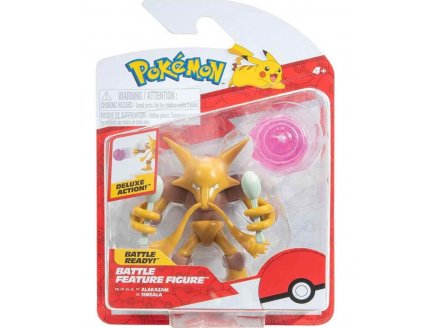 Pokemon battle feature Alakazam - Pokemon - Figurine action deluxe