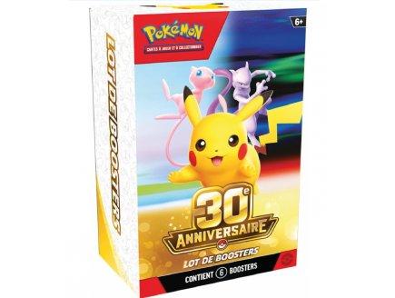 Pokémon - Bundle de 6 Boosters - 30e Anniversaire - Asmodee - cartes à collectionner Française