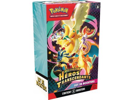Pok�mon - Bundle de 6 Boosters - ME2.5 M�ga-�volution - H�ros Transcendants - Asmodee - cartes � collectionner Fran�aise