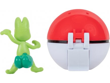 Pokemon clip 'n' go : arcko et sa poke ball - pokeball - figurine - Bandai - 37914