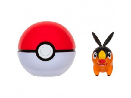 Pokemon clip 'n' go : gruikui et sa poke ball - pokeball - figurine - Bandai - 38259
