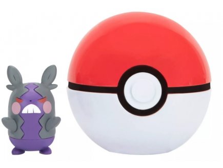 Pokemon clip 'n' go : morpeko  mode affame et sa poke ball - pokeball - figurine - Bandai - 37716