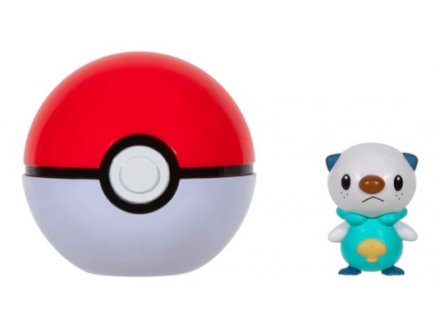 Pokemon clip 'n' go : moustillon et sa poke ball - pokeball - figurine - Bandai - 38261