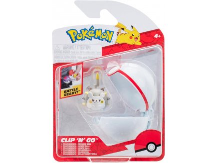 POKEMON CLIP 'N' GO : TOGEDEMARU ET SA HONOR BALL - HONORBALL - FIGURINE - BANDAI