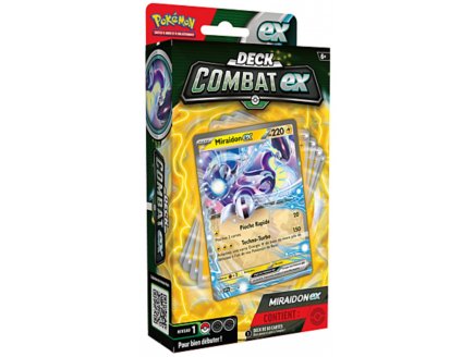 Pokemon Deck Pr�construits - Deck de Combat Miraidon Ex - Starter - Asmodee - 60 cartes a collectionner