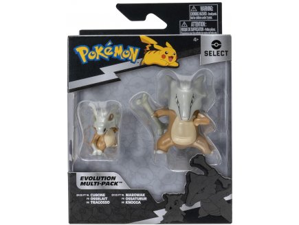 Pokemon Pack Evolution 2 Figurines : Osselait Et Ossatueur - Pokemon - Figurine Select