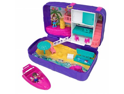 POLLY POCKET AVENTURE SURPRISE A LA PLAGE - MATTEL - FRY40 - POUPEE