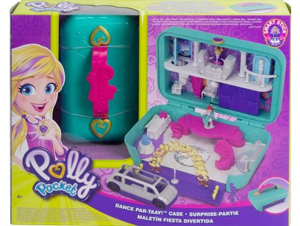 POLLY POCKET AVENTURE SURPRISE DANSE AVEC LIMOUSINE / FETE - MATTEL - FRY41 - POUPEE