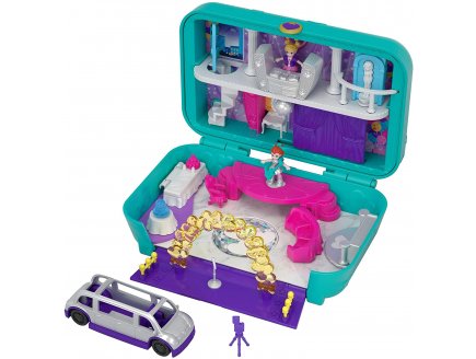 Polly pocket aventure surprise danse avec limousine / fete - Mattel - fry41 - poupee