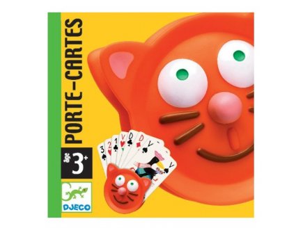 PORTE CARTES CHAT POUR ENFANT - DJECO - DJ05597 - ACCESSOIRE JEU DE CARTES