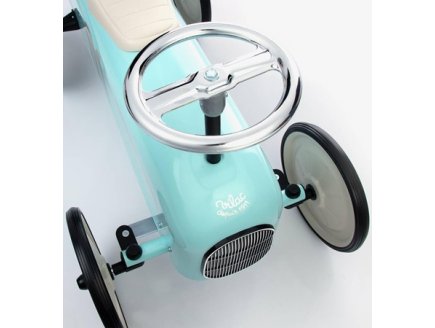Porteur voiture de course vintage metal bleu tendre - Vilac - 1124 - bebe