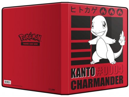 Portfolio A4 Pokemon Salamche Kanto Rouge - 10 pages de 9 cases (180 cartes recto-verso) - Ultra Pro - Cartes a Collectionner
