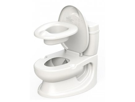 Pot toilette blanc realiste bebe - mini wc apprentissage proprete - education