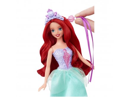 Poupee ariel coiffure de princesse - poupee disney princesse - Mattel - bdj49