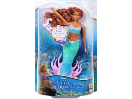 POUPEE ARIEL LA PETITE SIRENE QUI CHANTE - POUPEE MANNEQUIN - DISNEY PRINCESS - MATTEL - HMX22