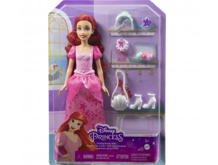 Poup�e ariel la petite sir�ne se fait une beaut� - Poup�e mannequin - Disney Princess - Mattel - HLX34