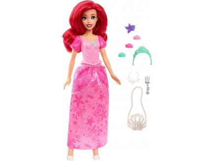 Poup�e ariel la petite sir�ne se fait une beaut� - Poup�e mannequin - Disney Princess - Mattel - HLX34