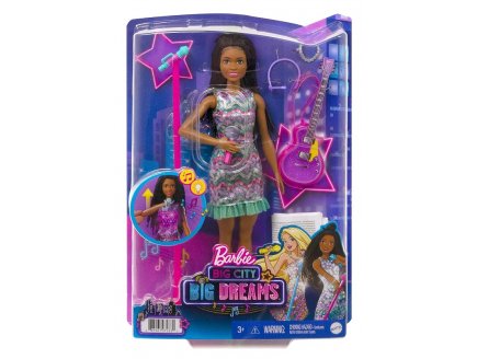 POUPEE BARBIE BROOKLYN POP STAR SON ET LUMIERE - CHANTEUSE, MUSIQUE - MATTEL - GYJ24 - BIG CITY BIG DREAMS