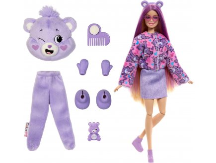 Poupee Barbie Cutie Reveal Bisounours Tougentille 10 surprises - Costume peluche animal - Poup�e Mannequin - Mattel - JCN94