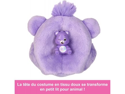 Poupee Barbie Cutie Reveal Bisounours Tougentille 10 surprises - Costume peluche animal - Poup�e Mannequin - Mattel - JCN94
