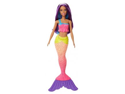 POUPEE BARBIE SIRENE MULTICOLORE ARC EN CIEL - DREAMTOPIA - MATTEL - FJC90