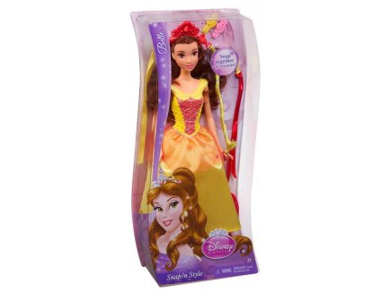 POUPEE BELLE COIFFURE DE PRINCESSE - POUPEE MANNEQUIN DISNEY - BELLE ET LA BETE - MATTEL - BDJ50